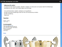 Tablet Screenshot of lottric.se